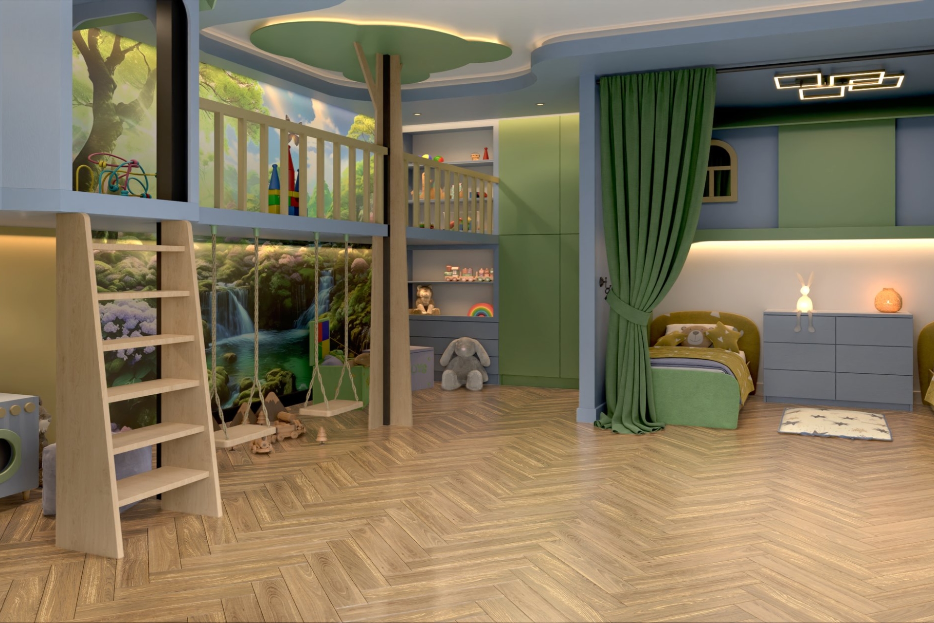 Инженерный паркет «Damy Floor» Натуральный (укладка елочкой) — купить в Самаре