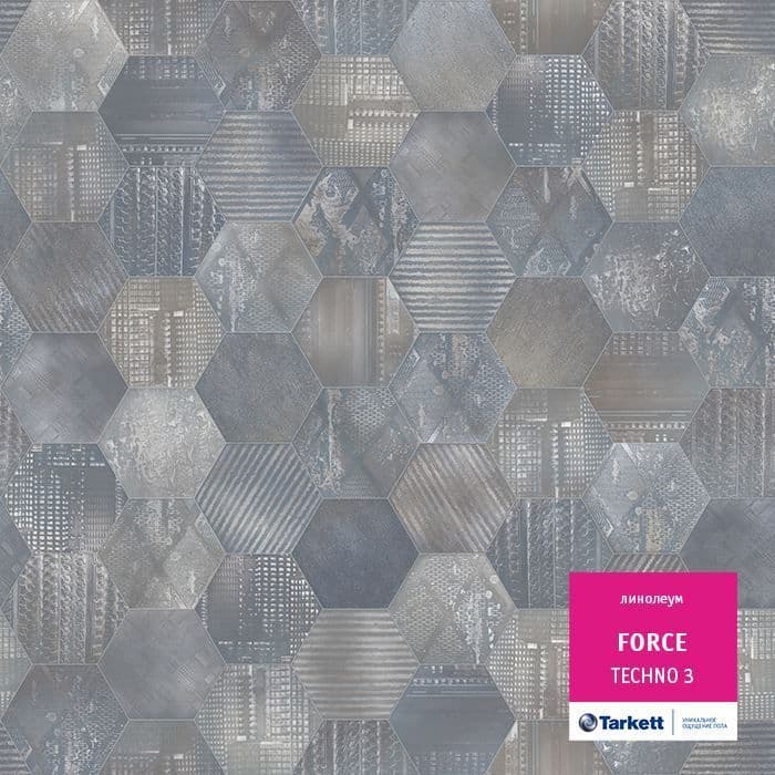 Линолеум полукоммерческий "Tarkett" Force Techno 3 (4м) — купить в Самаре