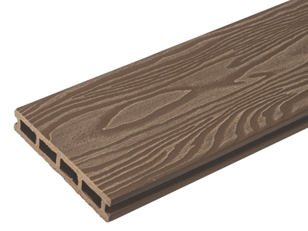 Изображение Террасная доска орех TalverWood 150*25мм 3D текстура дерева брашинг Картинка Террасная доска орех TalverWood 150*25мм 3D текстура дерева брашинг