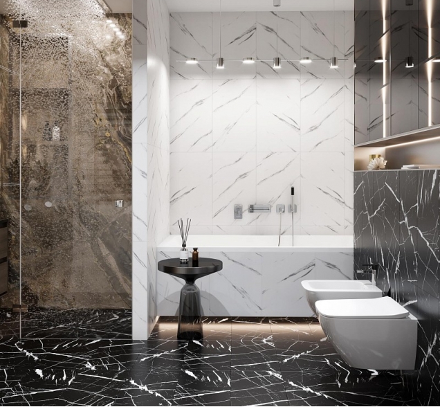 SPC ламинат "CronaFloor" Stone 4V Ноче (600*300*4 мм) — купить в Самаре