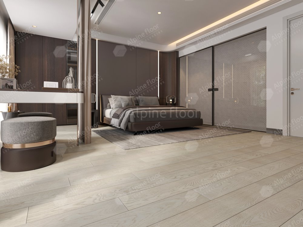 Картинка Инженерная доска "Alpine Floor" Дуб Монблан (400-1200*165*12 мм)