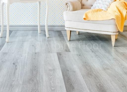 Кварцвиниловая плитка "Alpine Floor" Дуб Пепельный  (1219*184*2мм) — купить в Самаре