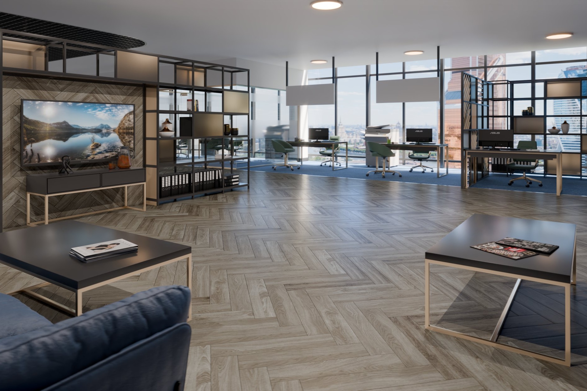 Инженерный паркет «Damy Floor» Скандинавский (укладка елочкой) — купить в Самаре