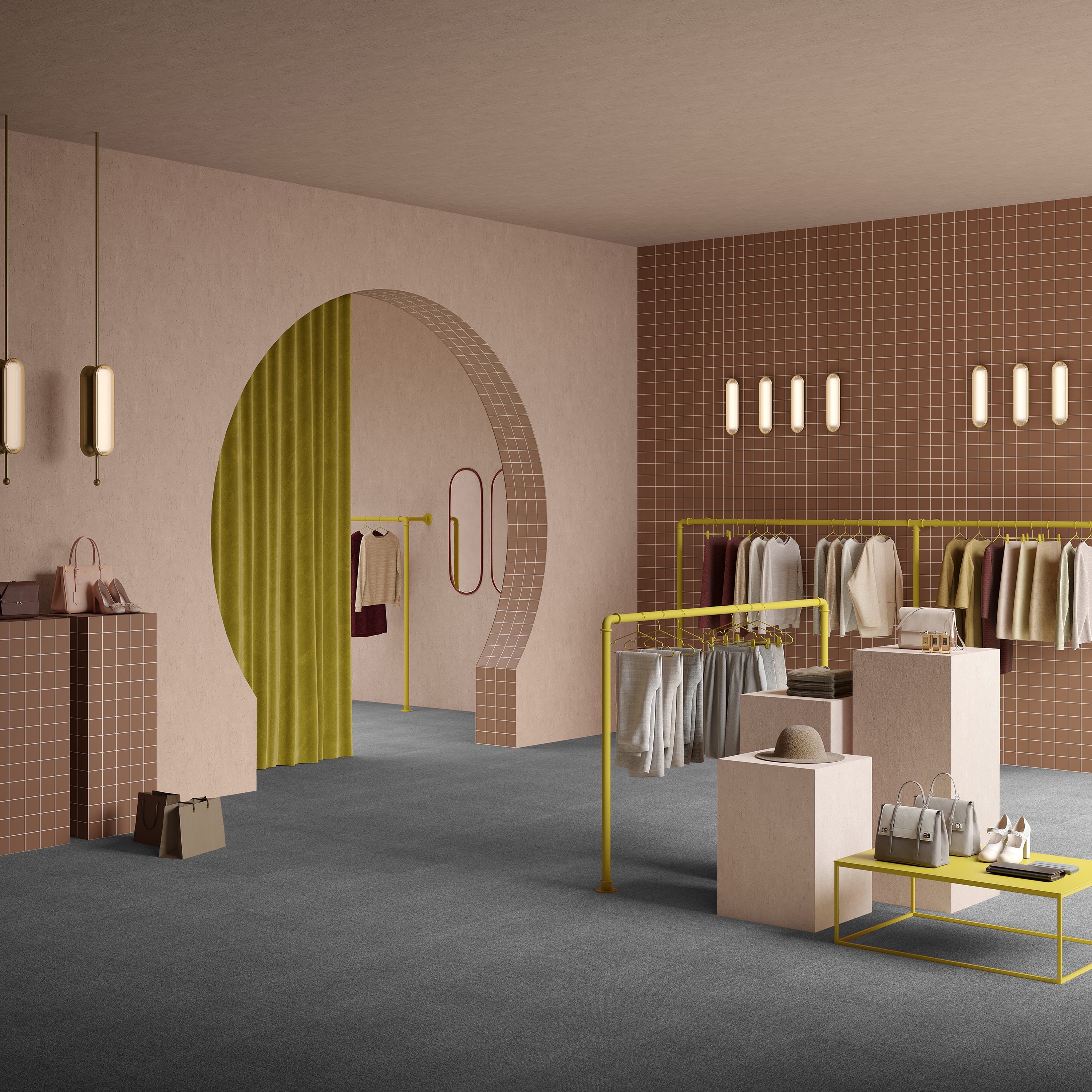 Ковровая плитка Mantra Tile 97 (500*500*6 мм) — купить в Самаре