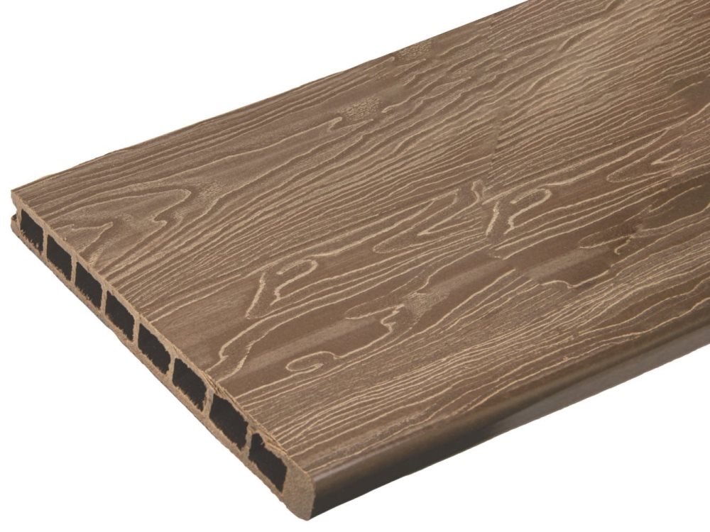 Изображение Террасная доска орех TalverWood 150*25мм, 3 D+вельвет брашинг Картинка Террасная доска орех TalverWood 150*25мм, 3 D+вельвет брашинг