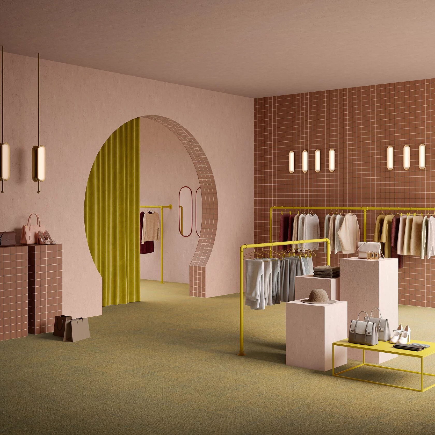 Ковровая плитка Mantra Tile 94 (500*500*6 мм) — купить в Самаре