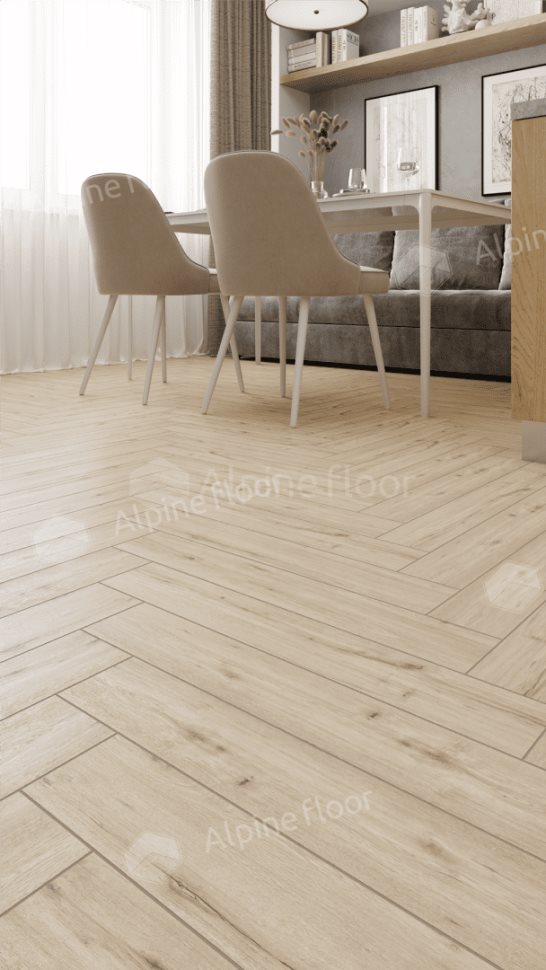 Ламинат "Alpine Floor" Herringbone 12 PRO Дуб Лион (606*101*12 мм) — купить в Самаре