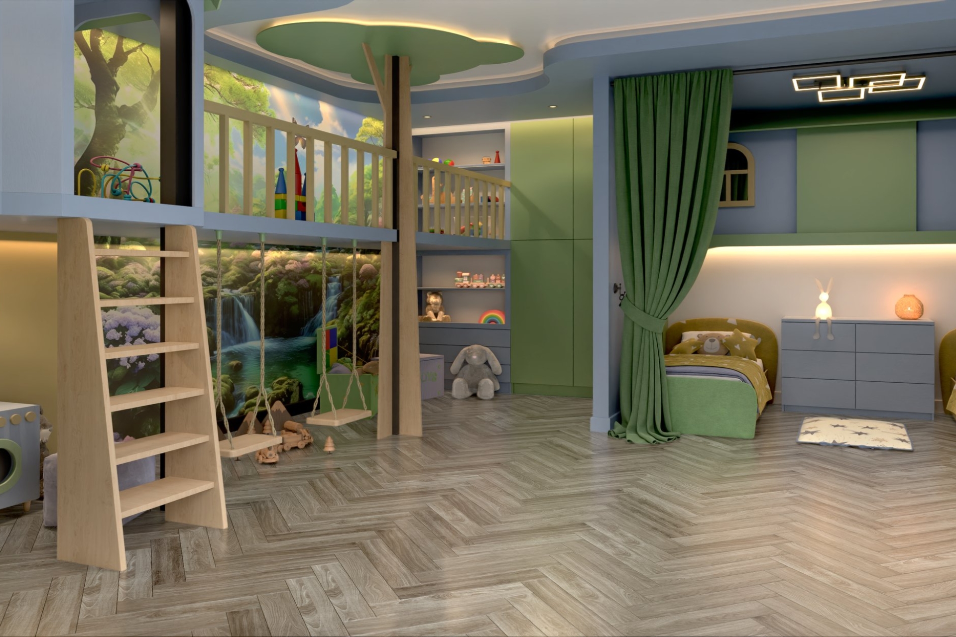 Инженерный паркет «Damy Floor» Скандинавский (укладка елочкой) — купить в Самаре