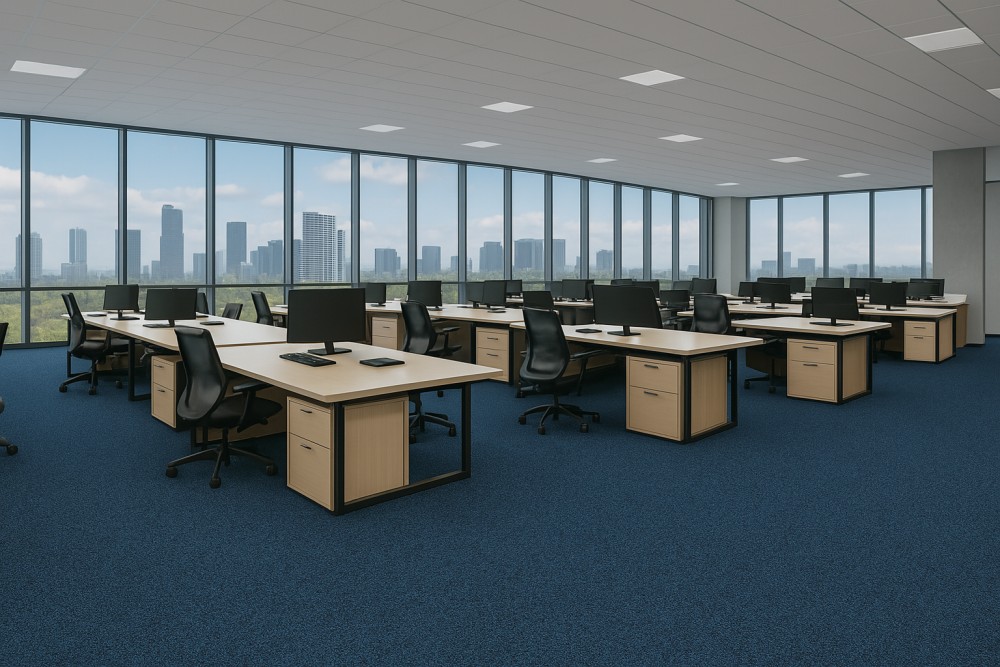 Ковролин Haima «Wilkins» Atom Blue 07 (3,66 м) — купить в Самаре