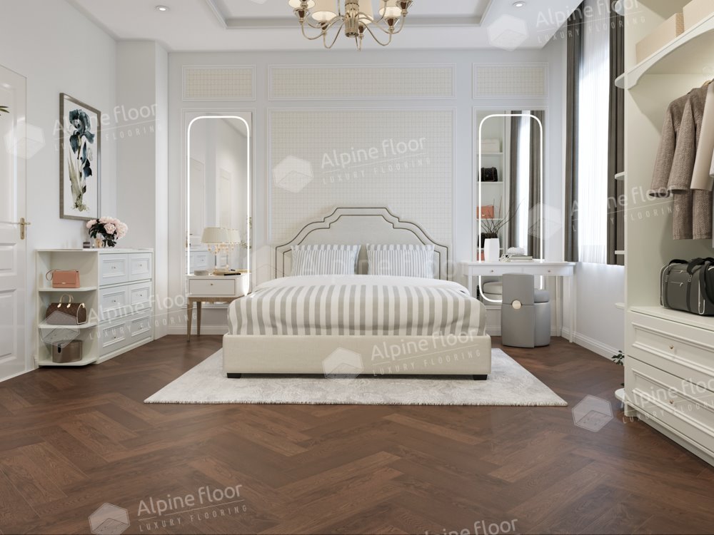 Инженерная доска "Alpine Floor" Дуб Браун (600*120*12 мм) — купить в Самаре