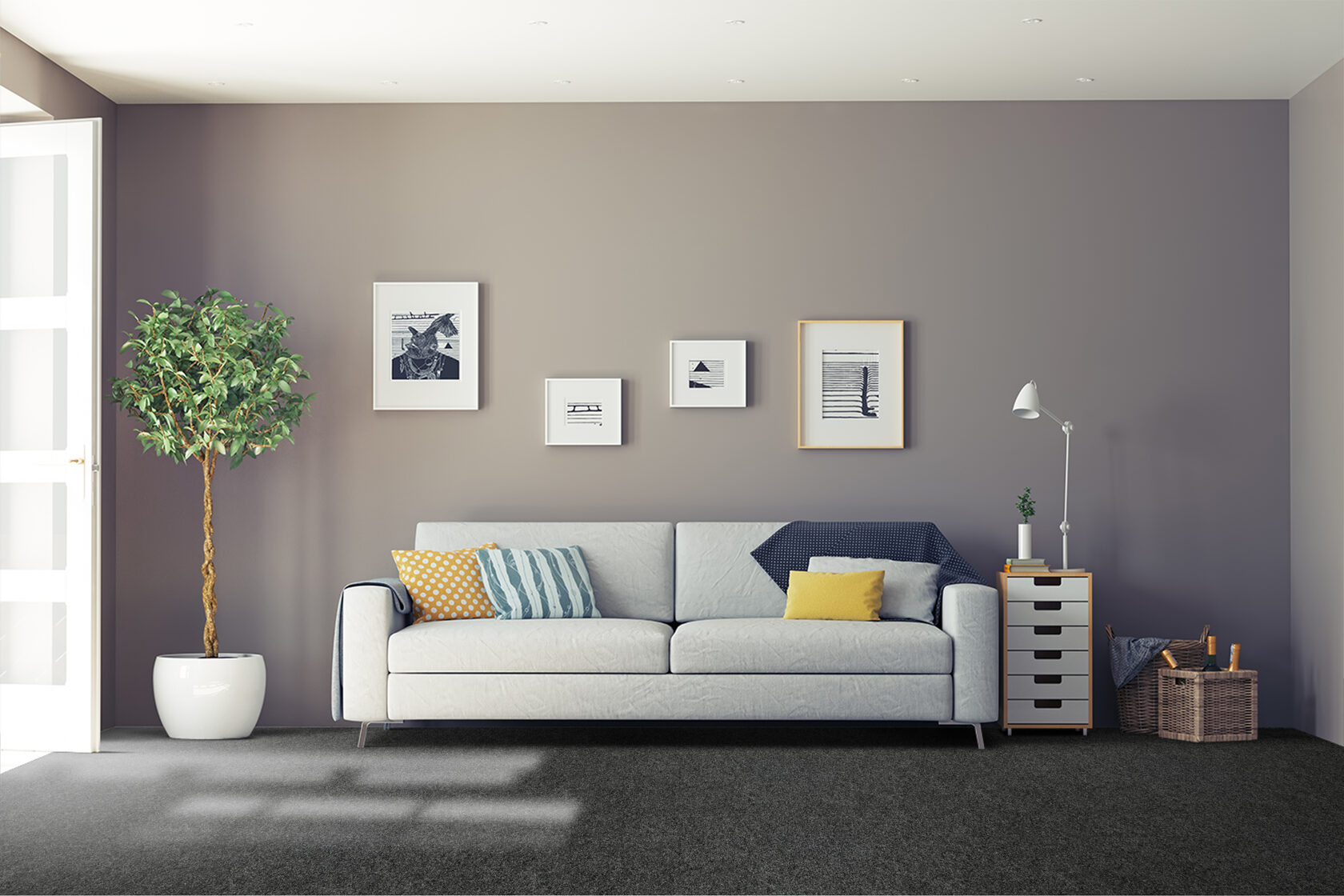 Ковровое покрытие "Bonkeel" Color Rib Ebony 98 (ширина 1м/3м/4м) — купить в Самаре