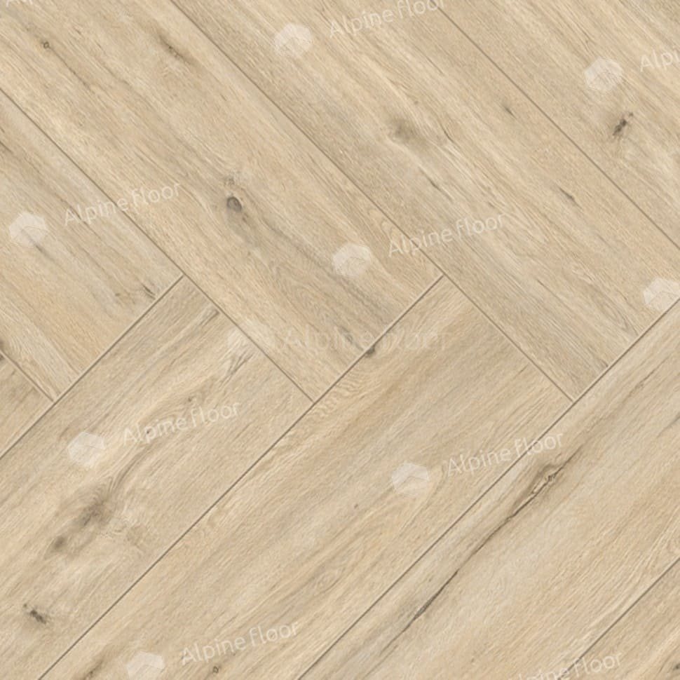 Ламинат "Alpine Floor" Herringbone Дуб Лион (606*101*8 мм) — купить в Самаре