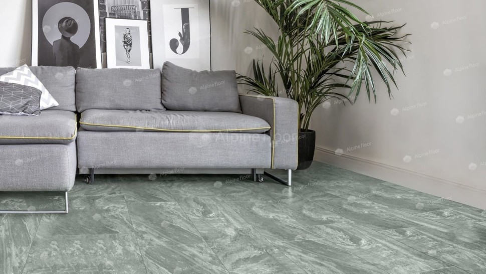 Виниловая плитка "Alpine Floor" Light Stone Хэмпшир (608*303*2,5 мм) — купить в Самаре