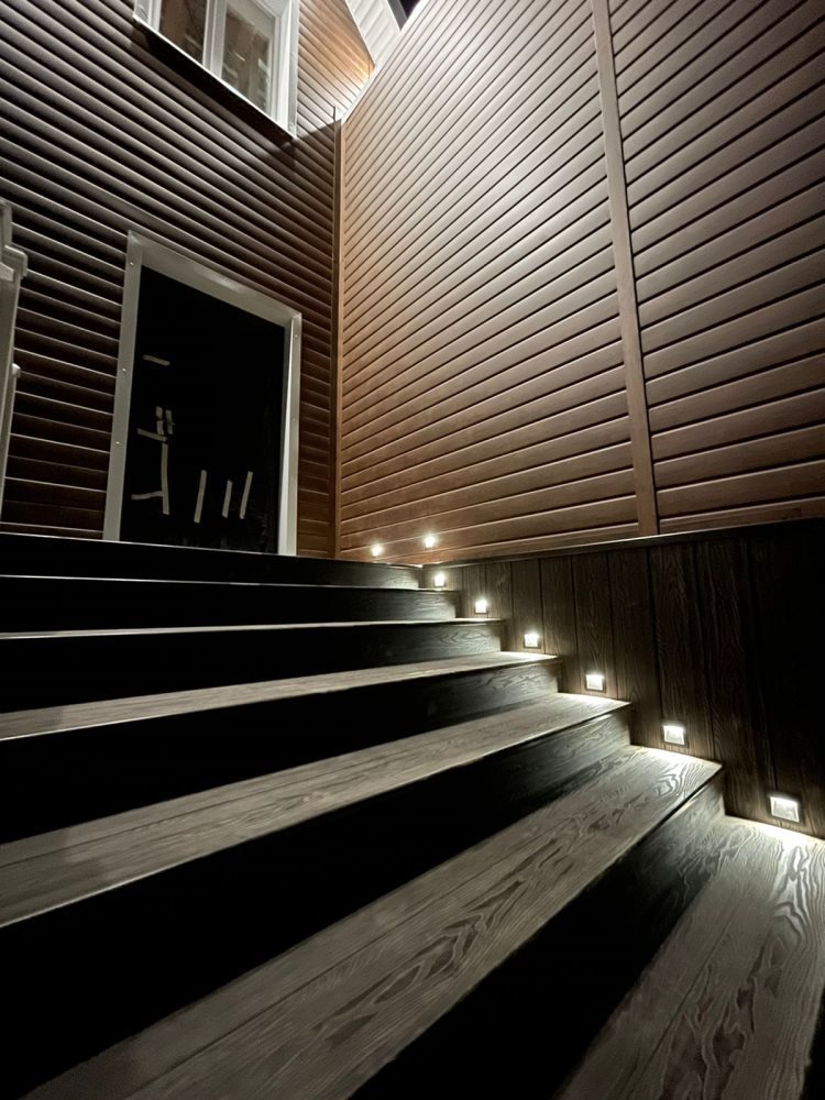 Изображение Ступень TalverWood 313*25*4000мм, сл.кость, 3D Картинка Ступень TalverWood 313*25*4000мм, сл.кость, 3D